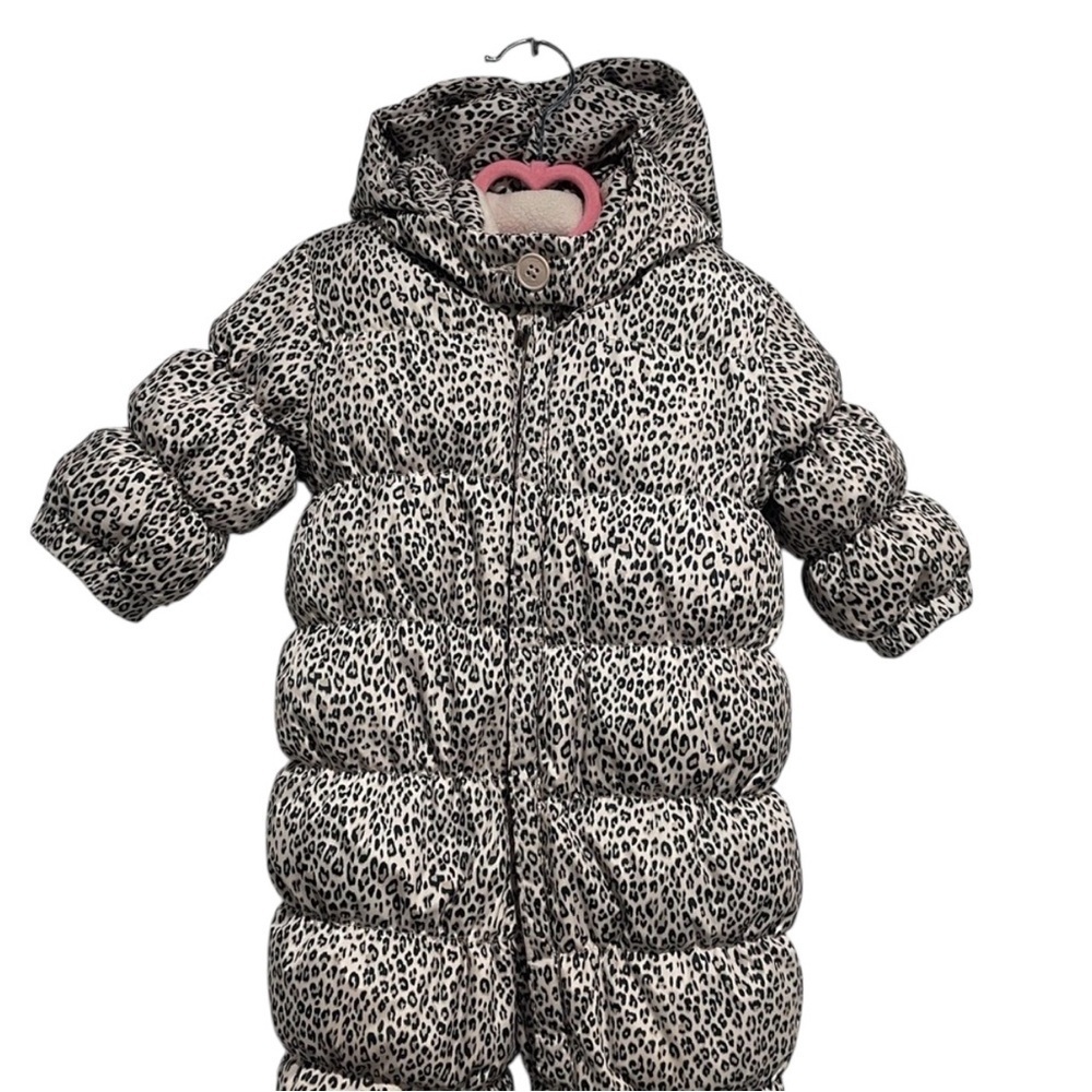 7/$20 GAP Kids Leopard Print Puffer Snow Suit